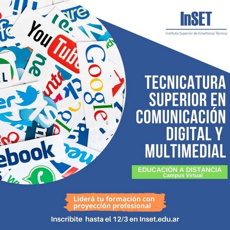 Tecnicatura Superior en Comunicación Digital y Multimedial