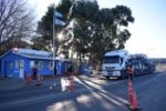 Debido al viento se interrumpió la circulación por la ruta nacional 3