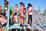 Colonos del 17 de Octubre disfrutaron de una jornada de juegos al aire libre