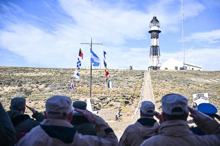 Autoridades junto a vecinos celebraron el 120° Aniversario de Cabo Vírgenes