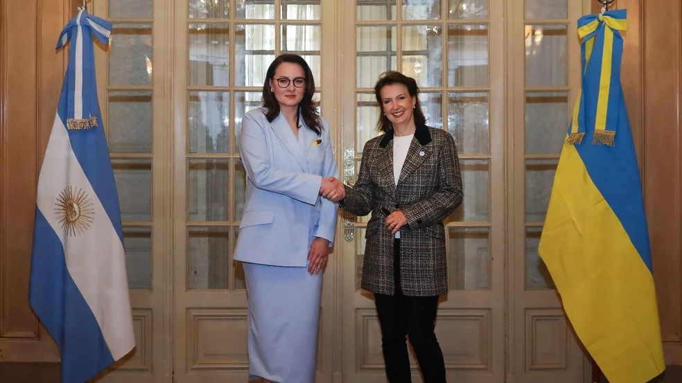 Agenda bilateral entre Mondino y la ministra de Economía de Ucrania