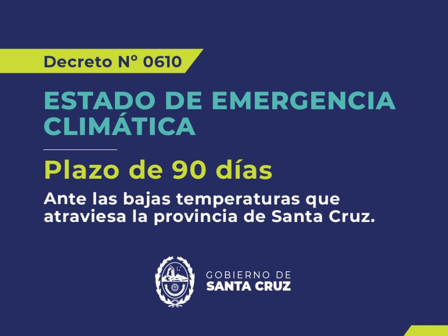 La Legislatura aprobó la ley de Emergencia Climática en Santa Cruz