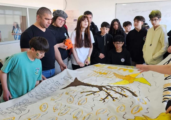 Guenchenen acompañó la Semana del Vendaval, una particular propuesta educativa de la Esc …