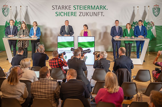 FPÖ and ÖVP Form New State Government in Styria in Austria.