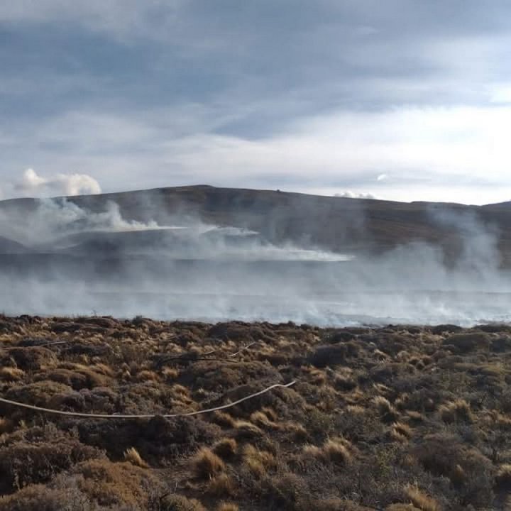 Incendio en Ea. Santa Teresita: brigadistas lograron detener las llamas, pero persiste la vigilancia