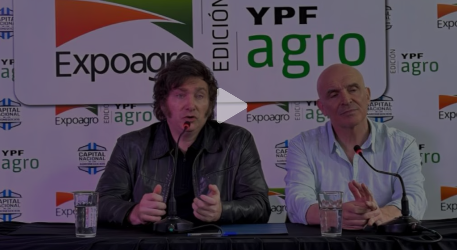 Informe sobre el cierre de Expoagro 2025 y las declaraciones de Javier Milei