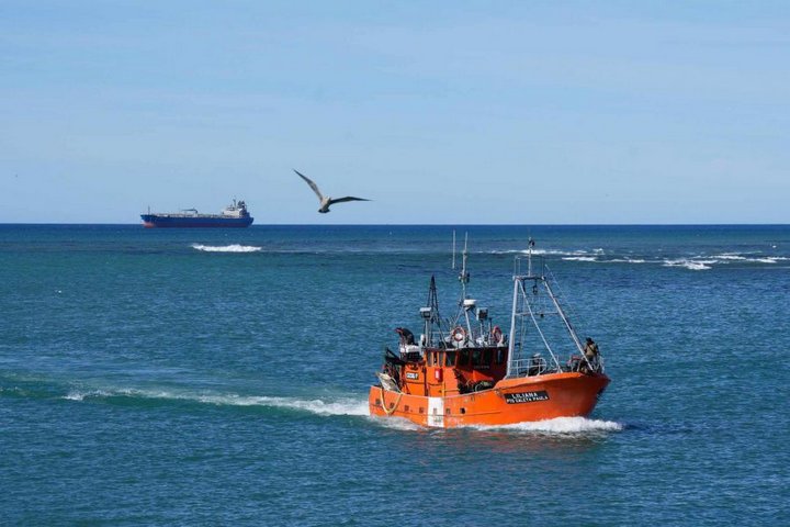 Empresa Santa Cruz Puede: Zarpó por primera vez el buque Liliana desde el Puerto Caleta Paula