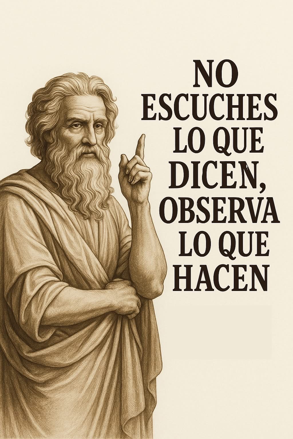 Reflexión: “No escuches lo que dicen, observa lo que hacen”