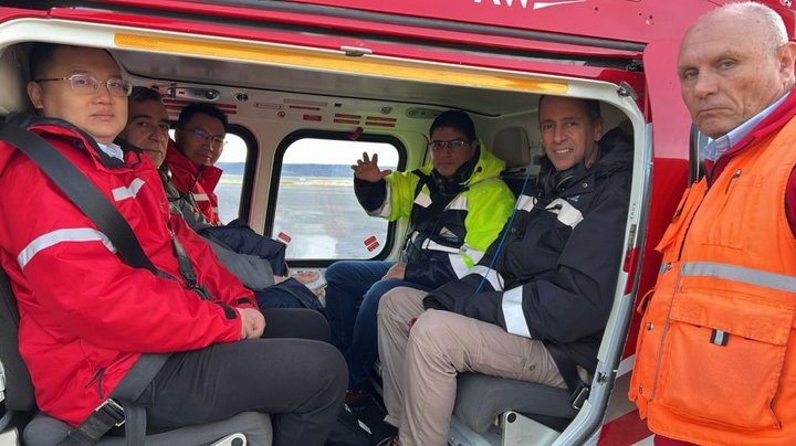 Vidal recorrió las represas junto a autoridades nacionales y empresas chinas, confirmó que las obras están próximas a reactivarse