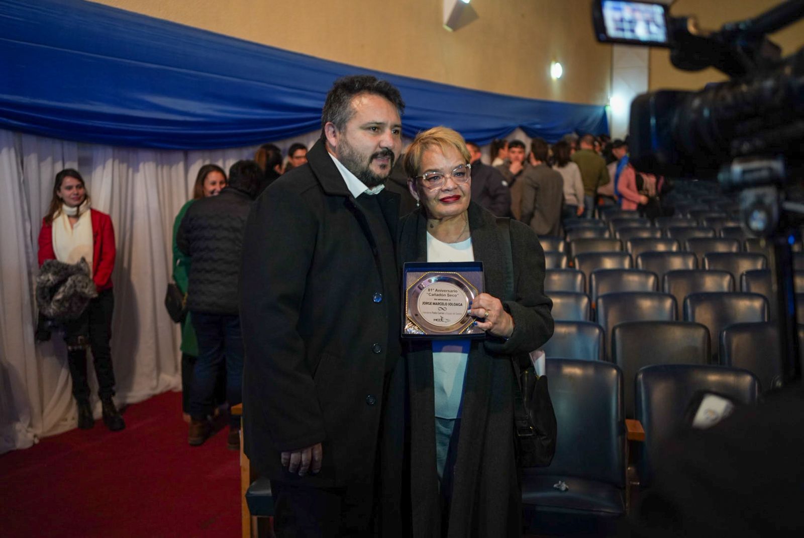 Gesto del intendente Pablo Carrizo para con la viuda de Jorge Soloaga