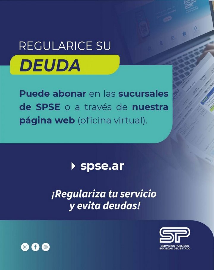 SPSE brinda información para regularizar deudas y mantener sus facturas al día